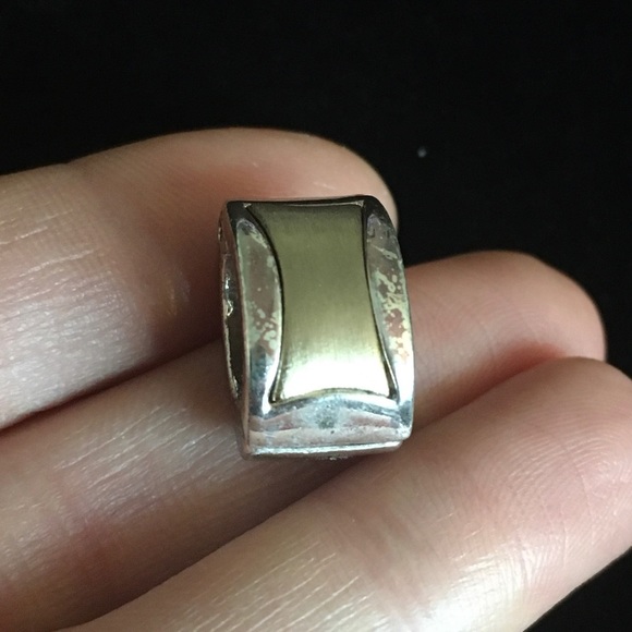 VINTAGE Monet Gold and Silver Tone Clip On Earrings - Picture 3 of 11